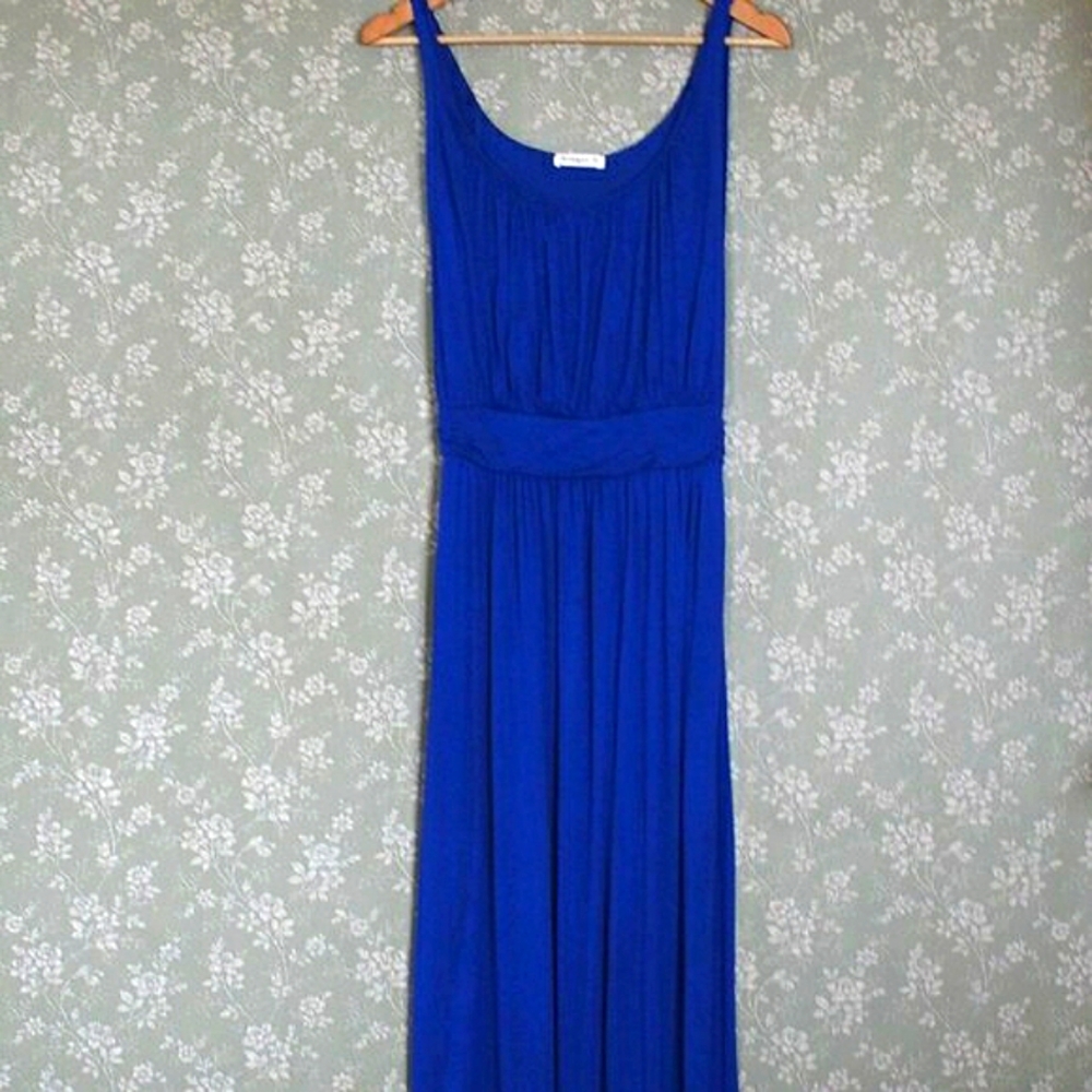 Ginger G | Royal Blue Sleeveless Maxi Dress